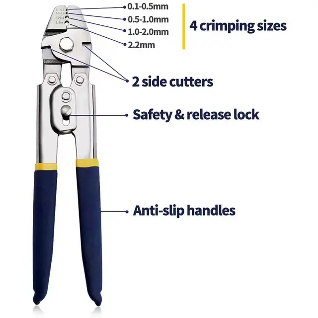 Crimping Tool for Spearfishing Shooting Line