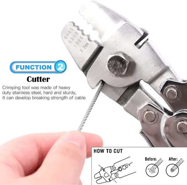Crimping Tool for Spearfishing Shooting Line