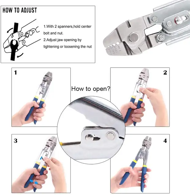 Crimping Tool for Spearfishing Shooting Line