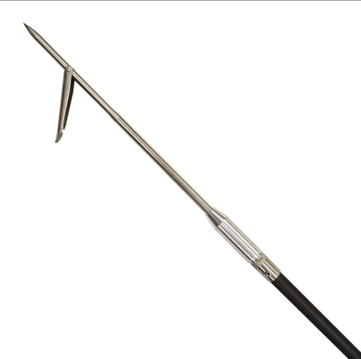 Spearfishing 12" Stainless Steel Pole Spear Tip Single Barb Head