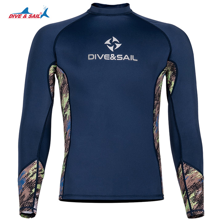 Premium Long-Sleeve UV Protection Rash Guard for Swimming & Diving