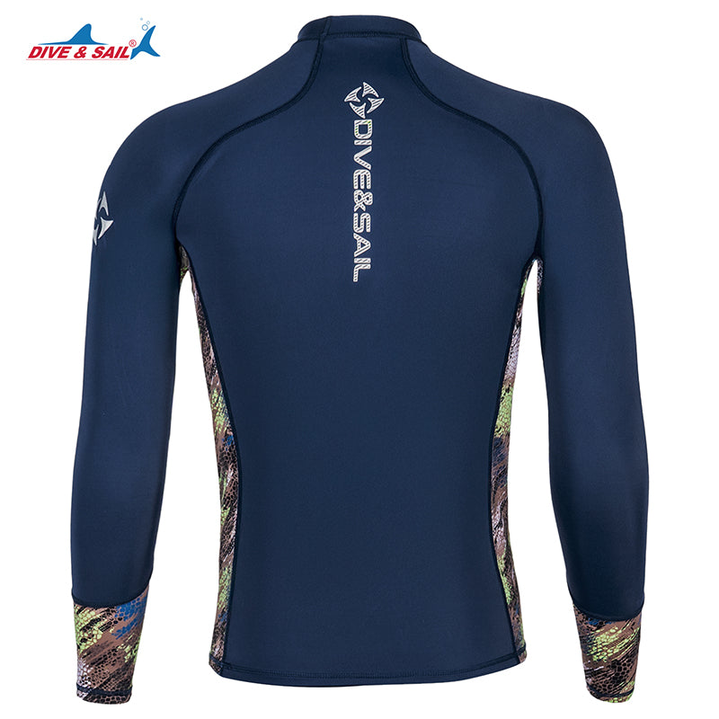Premium Long-Sleeve UV Protection Rash Guard for Swimming & Diving