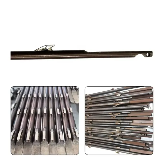 Stainless steel shaft with fins