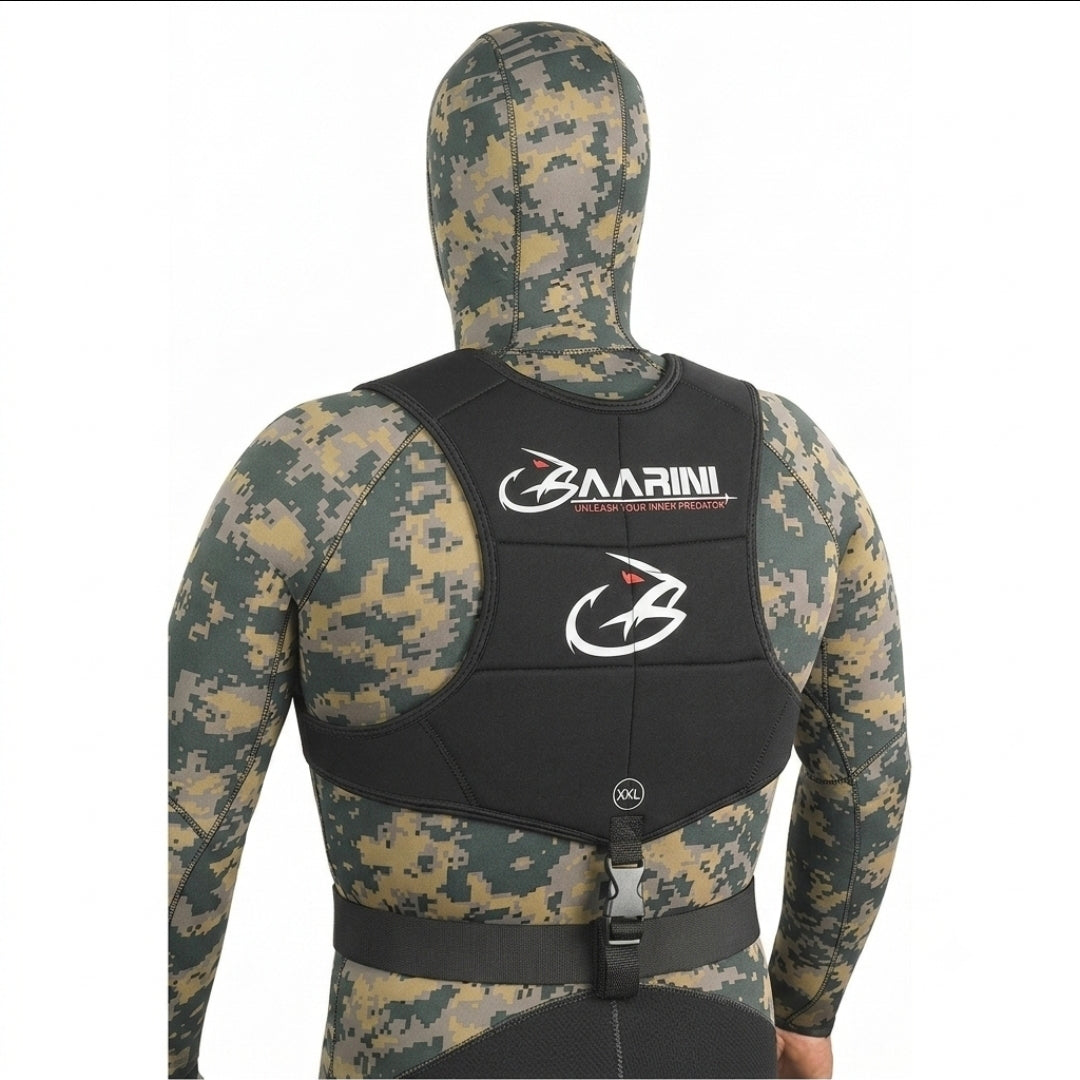 Baarini Spearfishing Weight Vest – Up to 7 kg Capacity