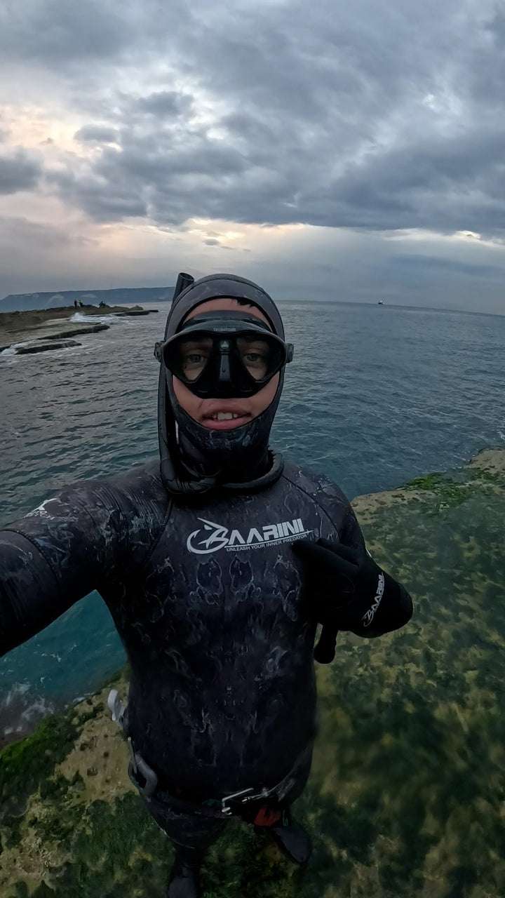 Baarini Yamamoto 5mm Spearfishing open cell winter Suit